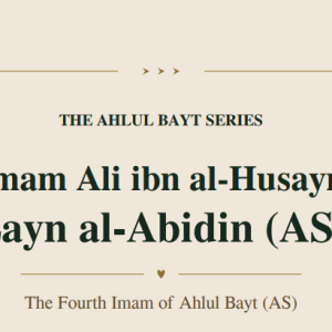 Imam Ali ibn al-Husayn Zayn al-Abidin (AS)